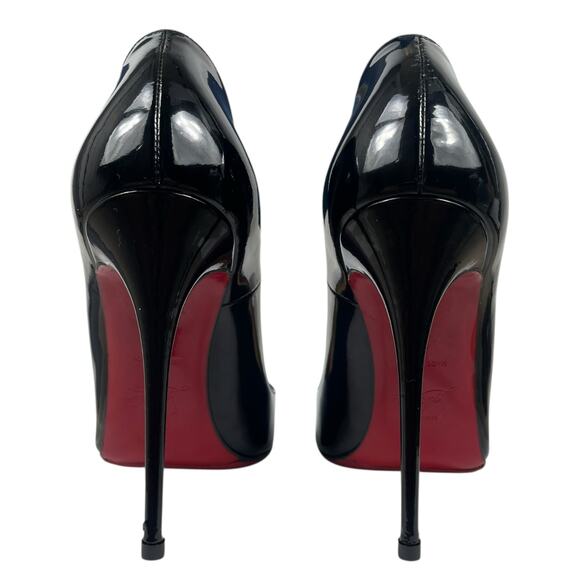 Christian Louboutin So Kate 120 Patent Leather Pumps Black Size 37 - Picture 8 of 12
